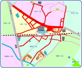 画像：JR荻窪駅周辺略図