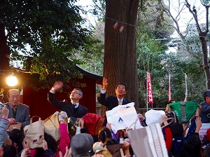 写真：中瀬天祖神社節分祭
