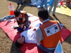 写真：総合震災訓練