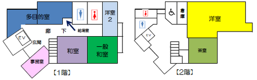 画像：ゆうゆう堀ノ内松ノ木館の平面図