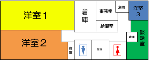 画像：ゆうゆう和田館の平面図