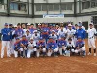 写真：台北市との中学生交流野球大会の様子