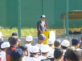 全日本少年軟式野球東京都大会開会式の写真1