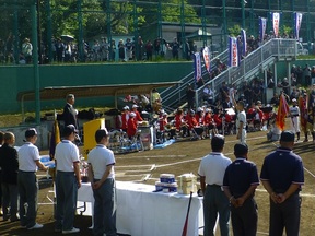 全日本少年軟式野球東京都大会開会式の写真2