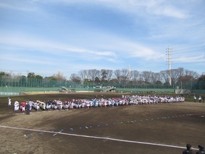杉並区軟式野球連盟学童・少年部合同開会式の写真2