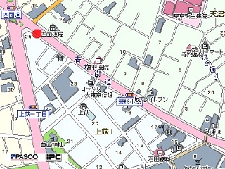 東京工芸大学 杉並アニメーションミュージアム×なみすけ・ナミー 地図