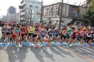 青梅マラソン大会の写真