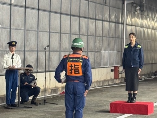 杉並消防団消防操法大会出場壮行会