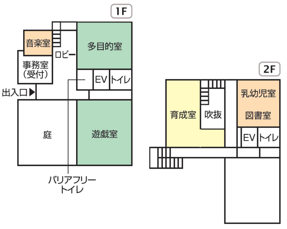 桃井児童館間取り図