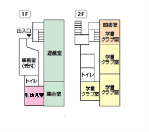 宮前児童館間取り図