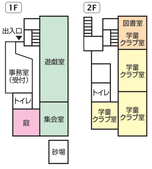 宮前児童館間取り図