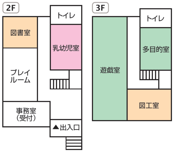 高井戸西児童館間取り図