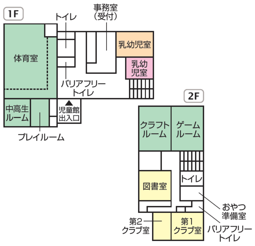 高井戸児童館間取り図