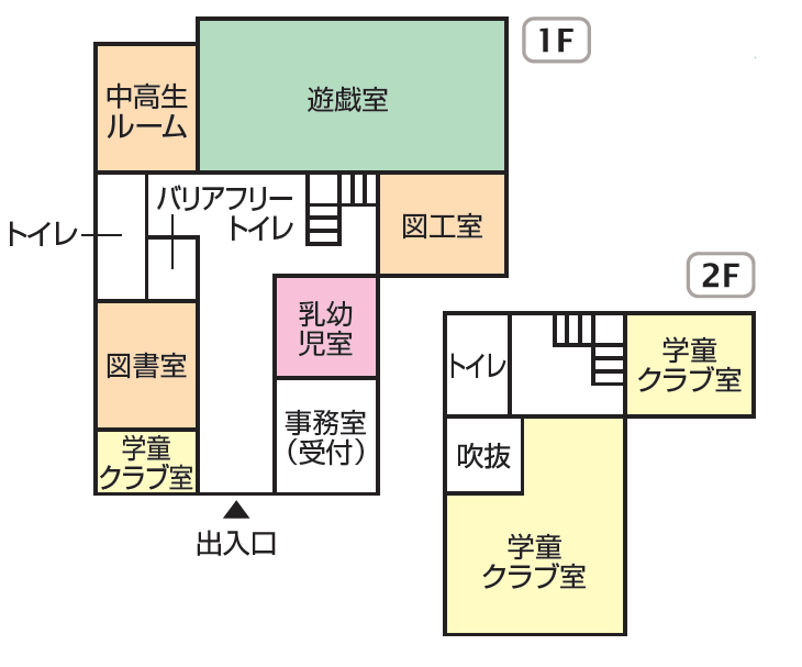 四宮森児童館間取り図