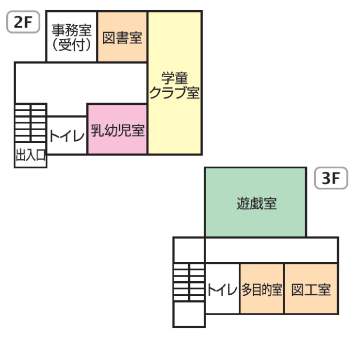 高円寺南児童館間取り図