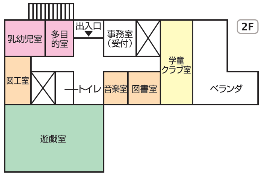 今川児童館間取り図