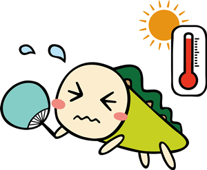 暑がるなみすけ
