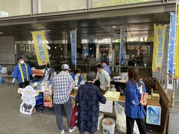 物産展の様子