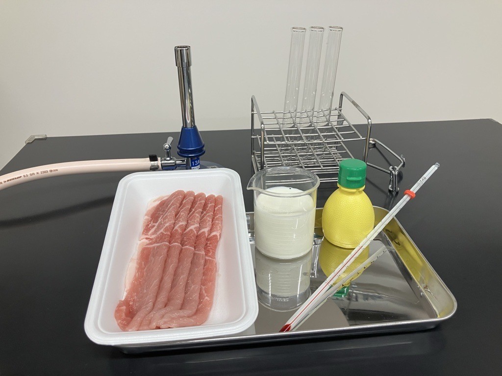 「食べものを科学で楽しもう」コースのイメージ画像