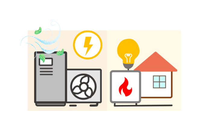 エコキュート等・エネファームのイラスト