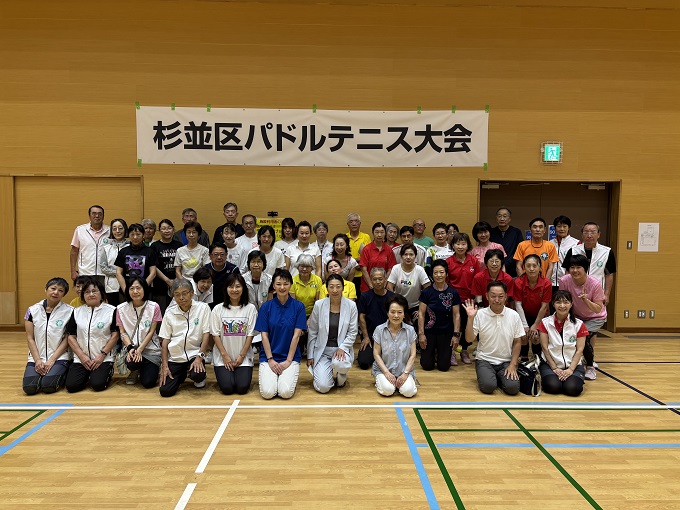 パドルテニス大会集合写真