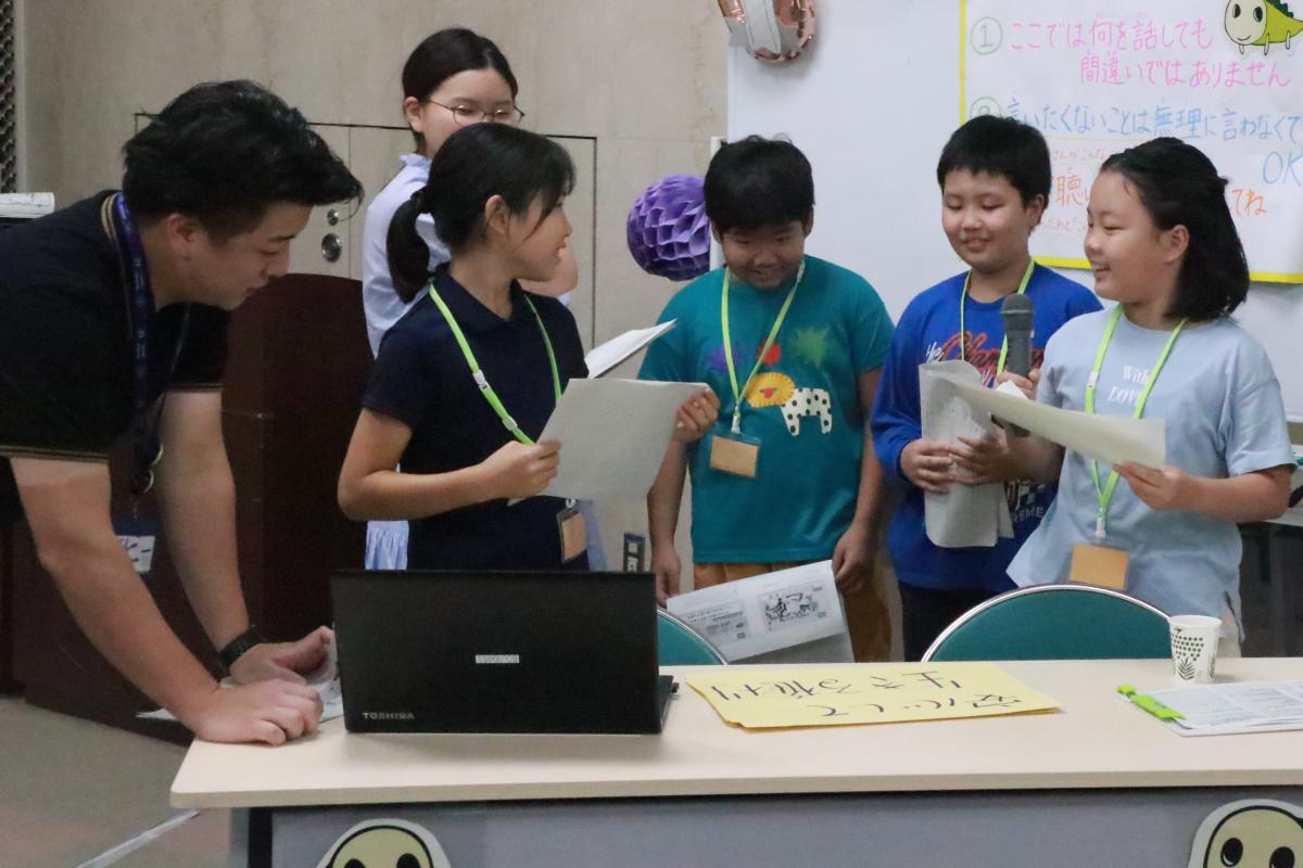 発表準備の様子