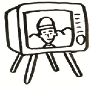 テレビの絵