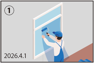 施工中フィルム写真の例