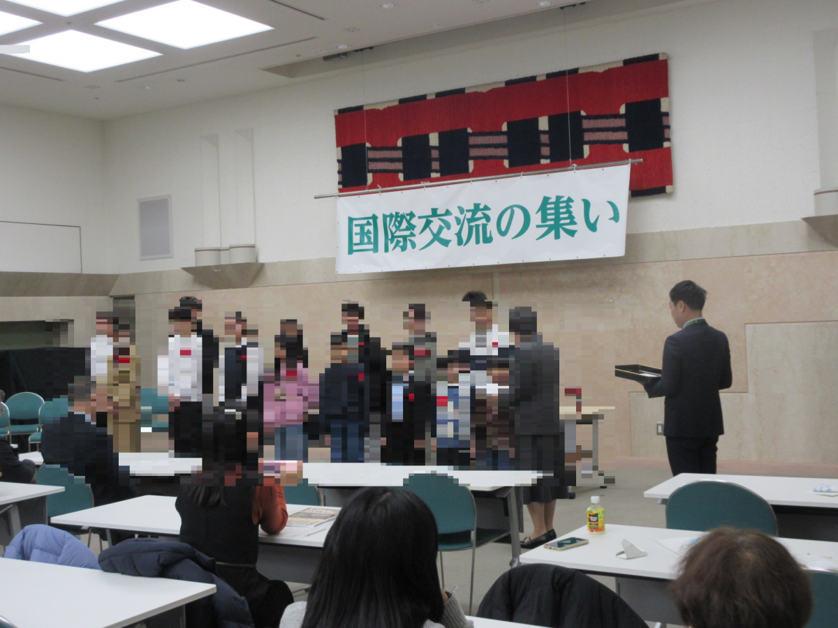 表彰状授与の様子