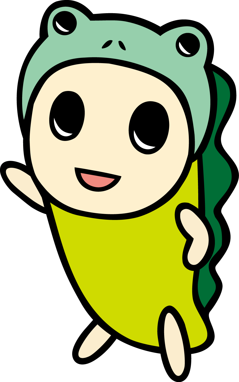 カエルのかぶりものなみすけ