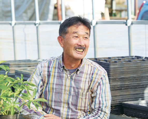 笑顔の野田さん
