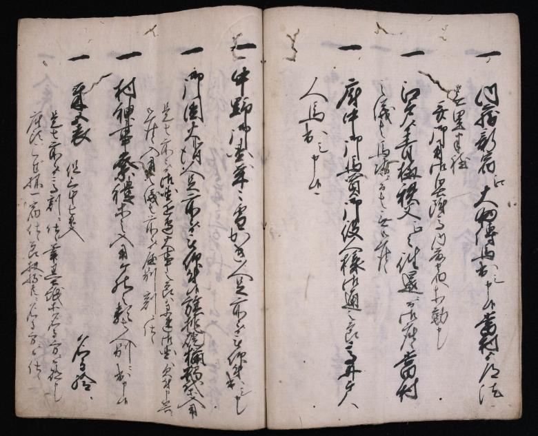 武州多摩郡馬橋村指出帳（大谷家文書）