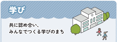 学び、共に認め合い、みんなでつくる学びのまち
