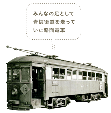 みんなの足として青梅街道を走っていた路面電車