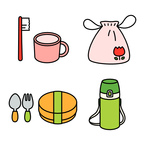 持ち物イラスト