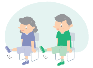 筋力アップ体操のイメージイラスト