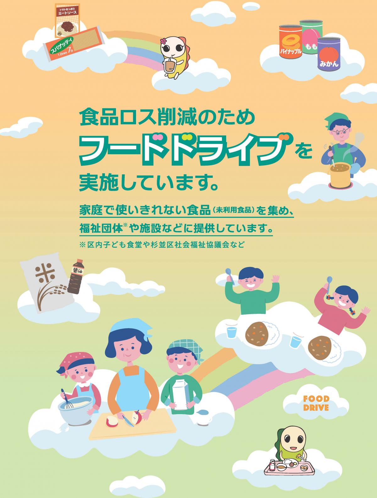 フードドライブリーフレットの表紙