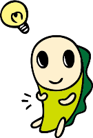 ライトとなみすけのイラスト